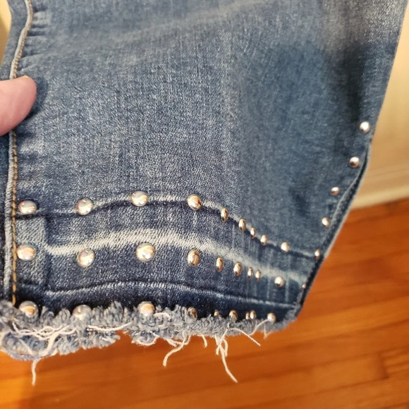 Embellished International Concepts Skinny Style Jeans Destructed - Picture 5 of 15